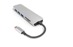 USB TYPE Cハブ、USB Cカードリーダーハブ、2ポート付きUSB 3.0ハブ