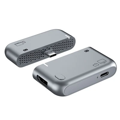 iPhone17 用 4K デコード USB-C ワイヤレス HDMI ビデオ エクステンダー