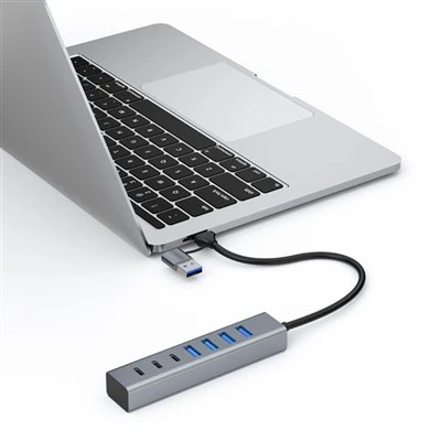 7ポートUSB 3.0スーパースピードハブ-電源付き