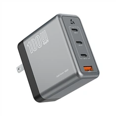 PD100W GaN ウォールチャージャー 4 ポート USB C USB A